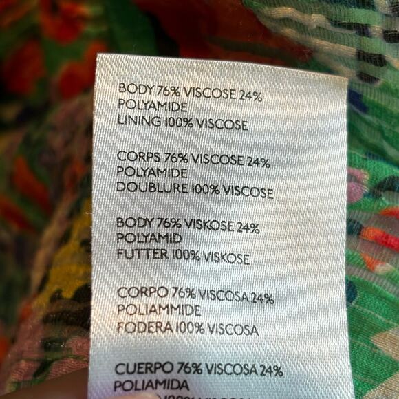 Anthro Maeve Quinn Floral Textured Cami Top - size 2 - Picture 7 of 8